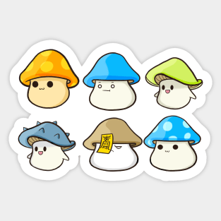 Maplestory game mushrooms Sticker